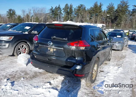 2017 Nissan Rogue Sv z USA, uszkodzony, nr VIN JN8AT2MV4HW022898